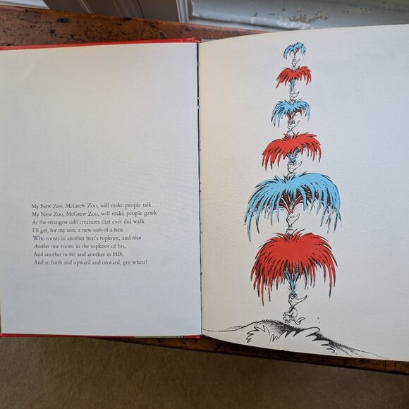 1st Edition Dr. Seuss If I Ran the Zoo 1950 Good Condition Hard Cover - Picture 5 of 10
